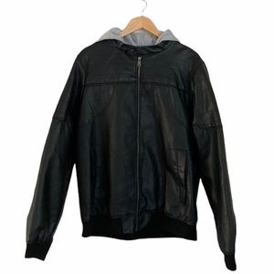 Men’s Faux Leather Jacket Size L